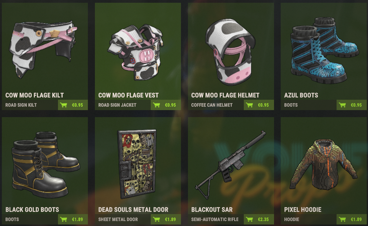 Boutique skins